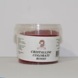 Cristallini colorati 90g rosso