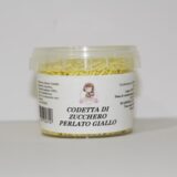 Codetta di zucchero perlata gialla