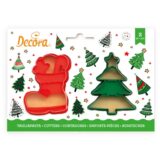 Tagliapasta albero di natale e scarpone 2p
