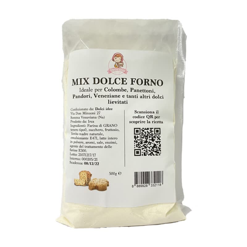 Mix Dolce Forno 500g - Mix per panettone, pandoro e colomba