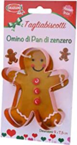 Tagliapasta omino di pan di zenzero in metallo