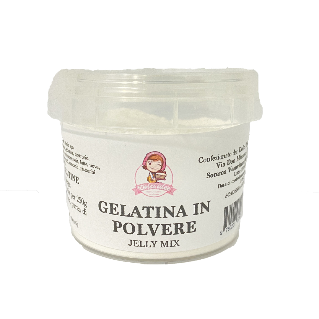 Gelatina in polvere, vasetto da 50g