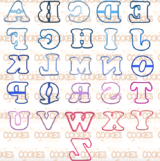 Cookies Cutter Alfabeto