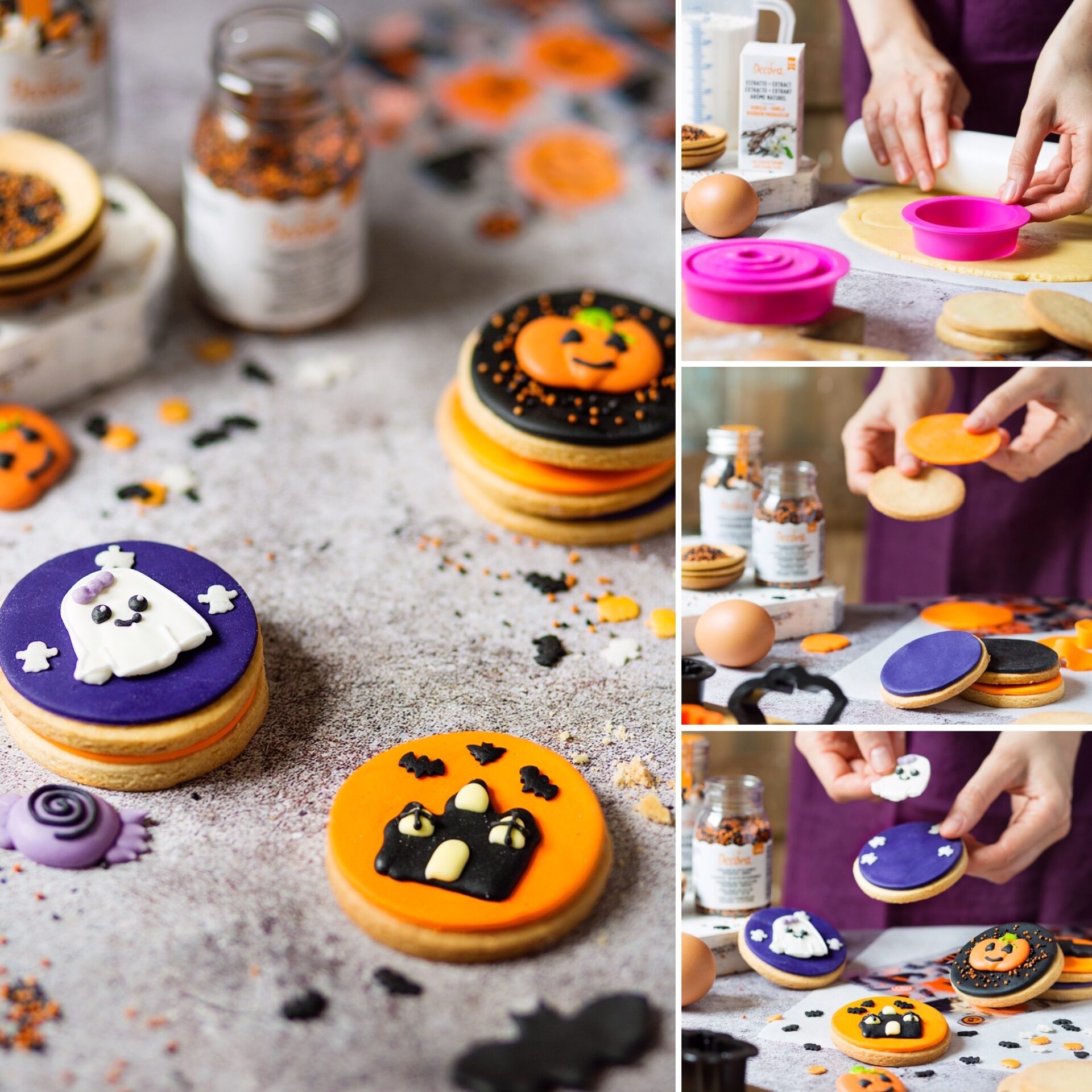 Decorazione halloween in zucchero