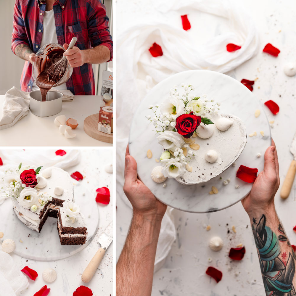 STAMPO A FORMA CUORE DECORA