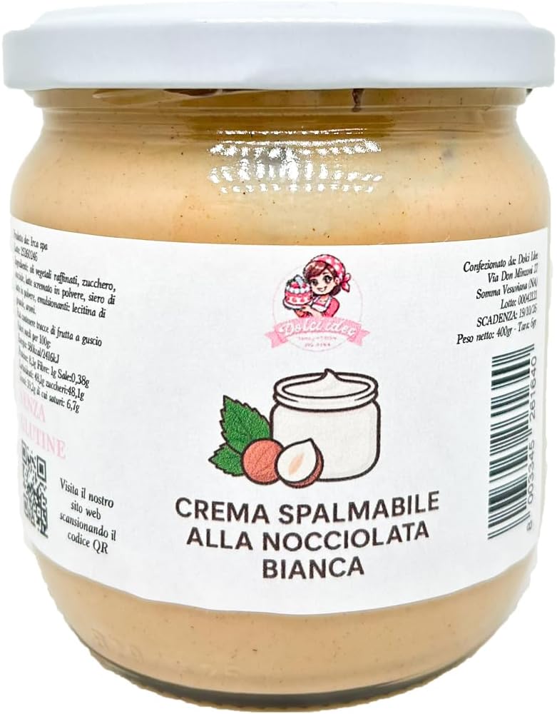 Crema Spalmabile alla Nocciolata Bianca 400gr